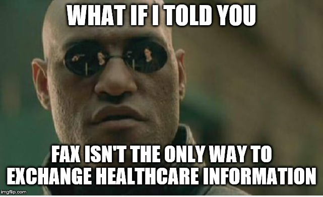 PacioProject's tweet photo. Happy Friday! Interested in healthcare interoperability? Hate using fax to send electronic health record information? Go to https://t.co/4xnnQgpsGj to see how we are using FHIR to move the needle on interoperability #PACIO #PACIOProject #Interoperability #CMS #FHIR #ihatefax https://t.co/6eBPSVNXfi