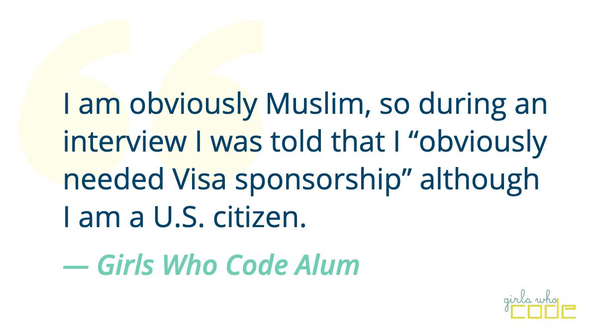 GirlsWhoCode's tweet image. 25% of women reported having an interviewer focus on their personal attributes rather than their skills during a tech interview #TechToo

Our alumni started a petition calling to put an end to that. Sign in support now 📝 chng.it/FZXfsNVJCV