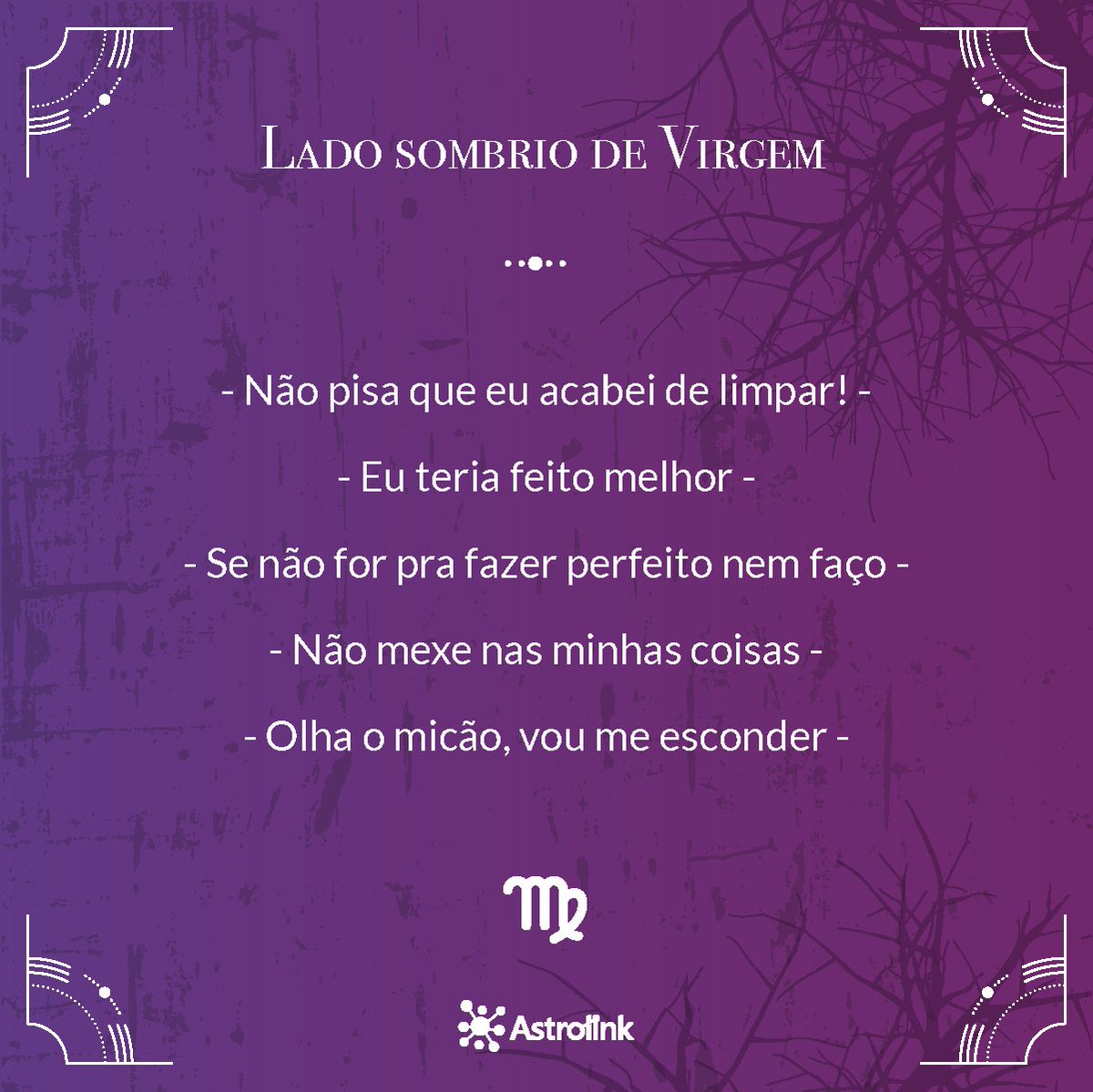 astrolinkbr's tweet photo. Gente, vamo se organizar? O Sol está entrando em Virgem!
#signos #áries #touro #gêmeos #câncer #leão #virgem #libra #escorpião #sagitário #capricórnio #aquário #peixes #astrologia #solemvirgem https://t.co/0B14VlmuRc