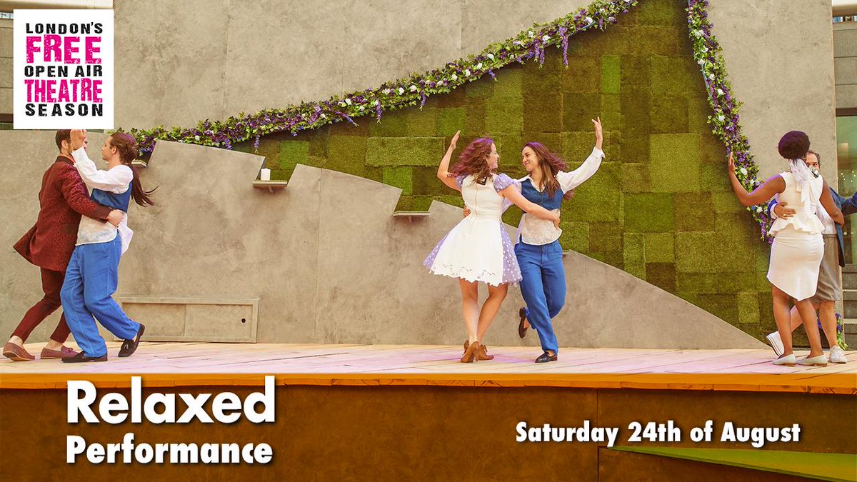 We are having our #RelaxPerformance of The Sea Queen at 6pm and Twelfth Night at 8pm. Come and join us! Two stories to enjoy at the scoop <a href="/LDNBridgeCity/">London Bridge City</a> #SummerByTheRiver #TwelfthNight #TheSeaQueen #TheScoop #FreeTheatre #OpenAirTheatre #AccesibleTheatre #accessibleperformances