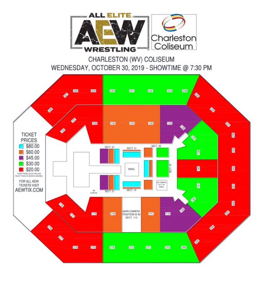 Aew Pittsburgh Seating Chart