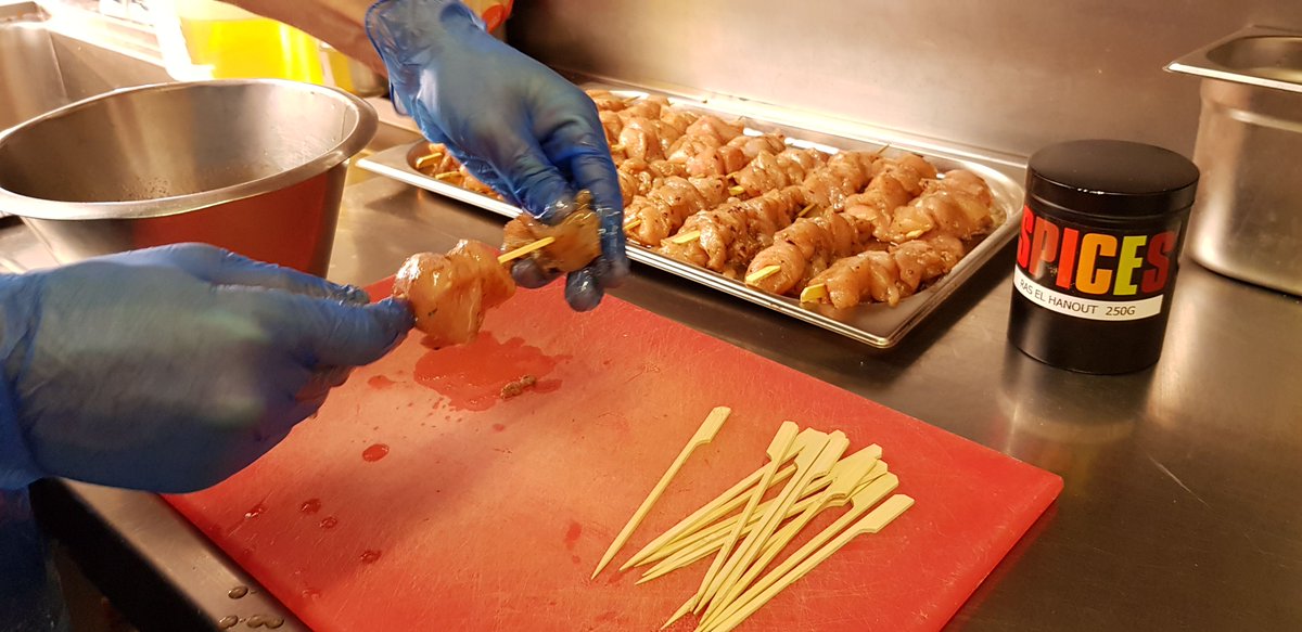 For the BBQ we marinate our chicken overnight in Moroccan spices before skewing them and cooking them off ready for 6pm until late
#BBQ #Norfolk #chicken #DormyHouse #kebabs #westrunton #fridaynight