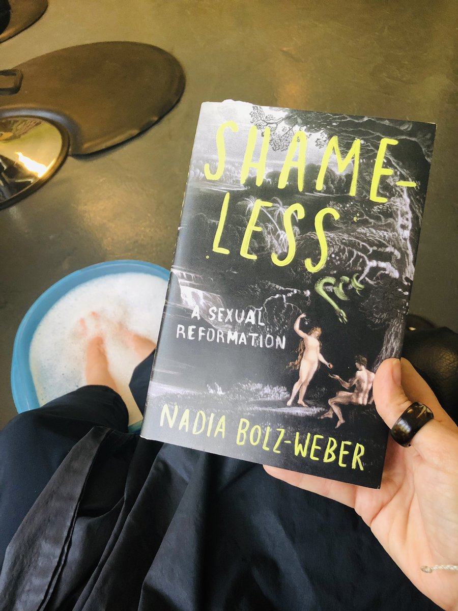 ThatInfoholic's tweet photo. Gettin’ my hairs did and relishing this book @Sarcasticluther! Had a great convo with the girl who tames my locks about my journey to being an outspoken ally. 💜💜💜 the #LGBTQ community. It is time to clean up the mess the Evangelical community made.🏳️‍🌈🙌🏼 https://t.co/ZgR3loxDc2