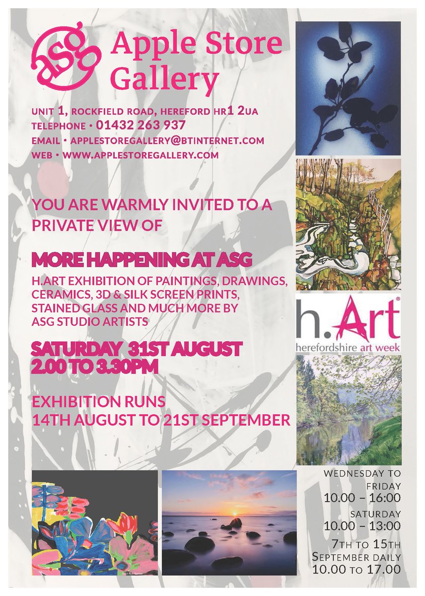 AppleStoreGall's tweet photo. More Happening at ASG is now open showing works by our studio artists. We look forward to seeing you. https://t.co/nl7CyCFaRw