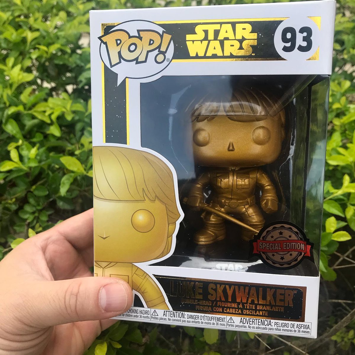 gold luke skywalker funko