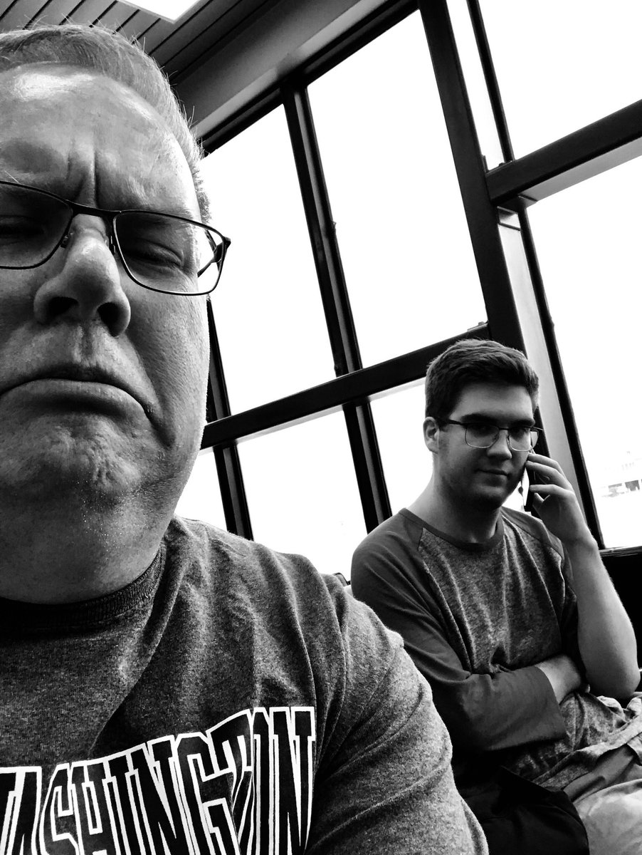 The future pilot wrangling with flight delays and missed connections.
#irony