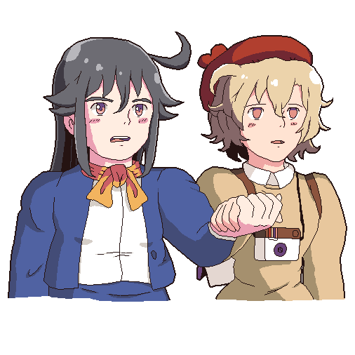 ぬがもん 1人だけ楽しそうなのはずるいので 2人のイラストを描いてみました Q
