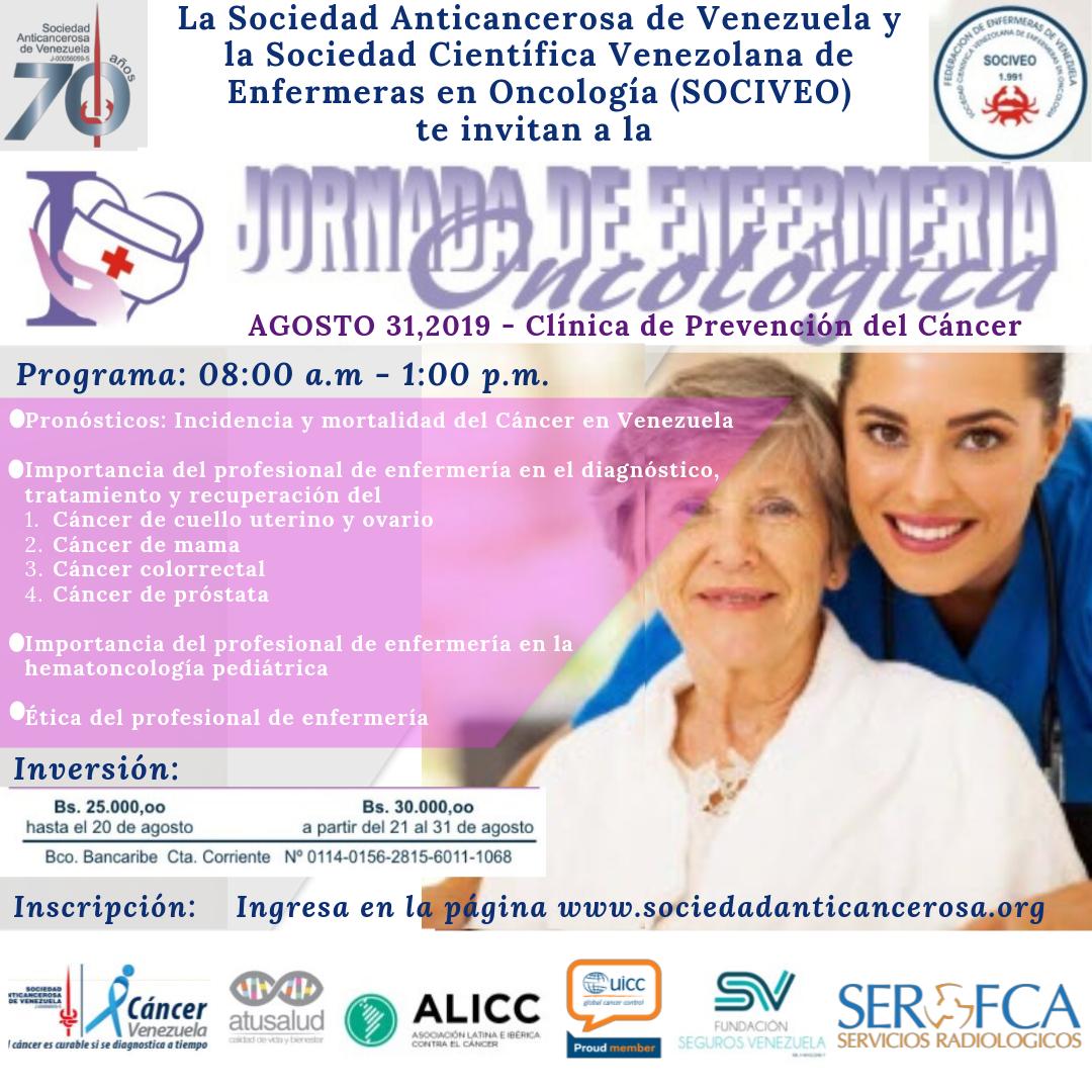 SAnticancerosa's tweet photo. ¿Qué es más valioso que la educación? Inscríbete en la I Jornada de Enfermería Oncológica.
Solo quedan 20 puestos
Valor Bs. 30.000
La educación no tiene precio
Certificado por la Sociedad Anticancerosa de Venezuela
#serofca
#fundacionsegurosvenezuela
#atusalud https://t.co/QRbo9vNKU2