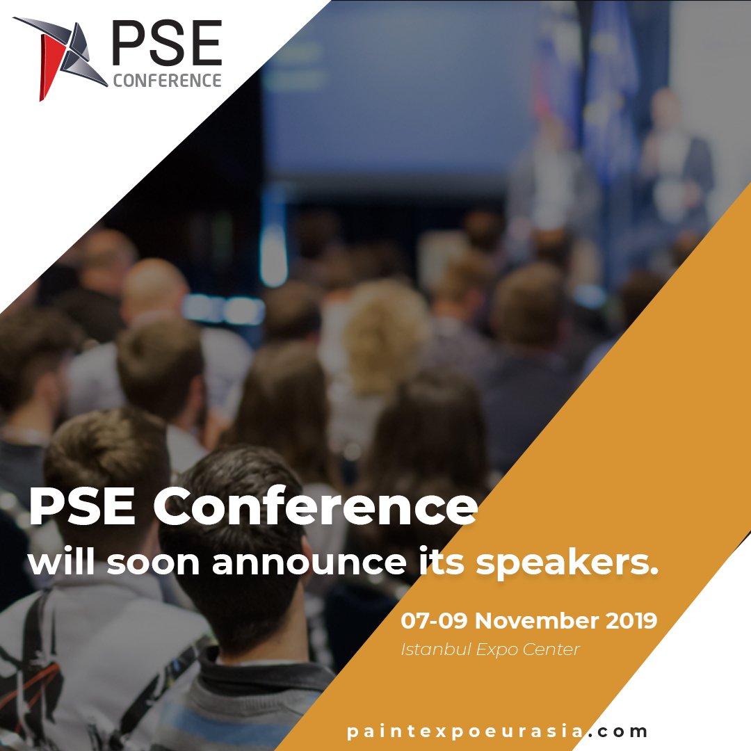 PSE Conference çok yakında konuşmacılarını açıklıyor.

PSE Conference will soon announce its speakers.

#artkim #paintexpoeurasia #coating #technology #industry #exhibition #istanbulexpocenter #kaplama #kimyasal #teknoloji #sanayi #fuar #istanbulfuarmerkezi