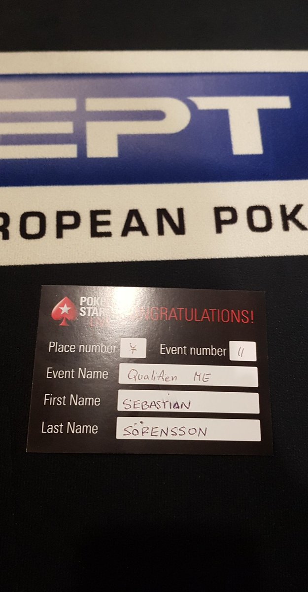 Sebastiian046's tweet photo. Satelited into the main. #Feelsgood #EPTBarcelona https://t.co/xBPvG6dF6B