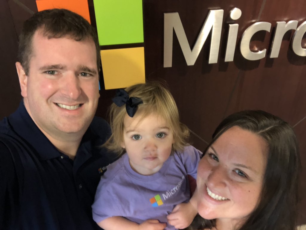 Bring your kid to work day! #FutureInnovator #MicrosoftLife