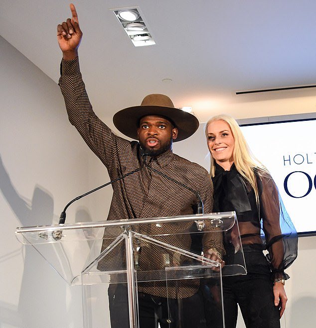 lindseyvonnfans's tweet photo. @lindseyvonn at the @PKSF1 Event in Montreal yesterday 😊📸 #PKSFWEEKMTL #lindseyvonn #pksubban #foundation #event #montreal https://t.co/uVP3iaV0zn