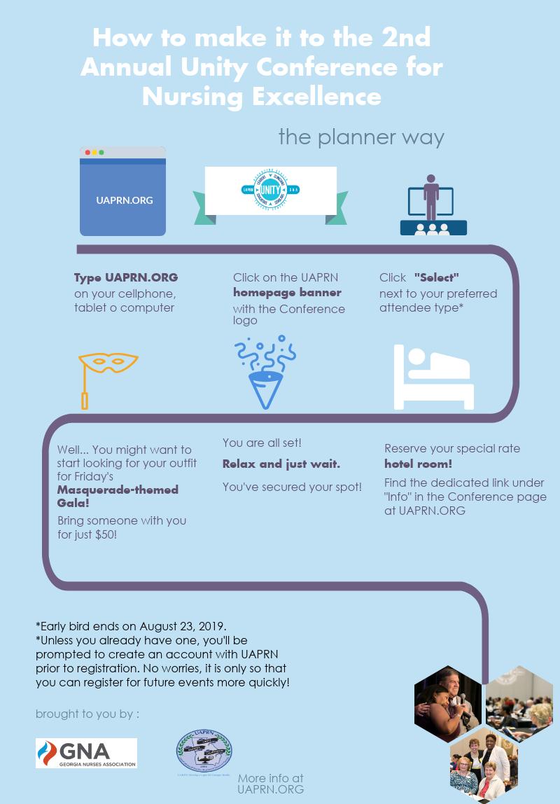 GeorgiaNurses's tweet image. We extended the #UnityConference Early Bird Rates Deadline until Monday, August 26th :D

Go ahead and register now at uaprn.org!

#GeorgiaNurses #Nursing #Unity #Excellence #Leadership #Advocacy #Entrepeneurship @UAPRNGA