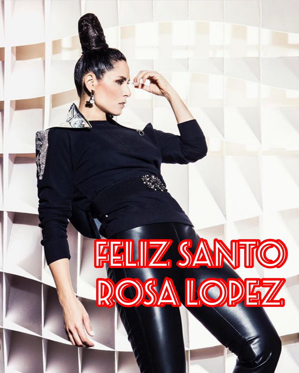 CFKairosRL's tweet photo. De parte de todos los que formamos Club de fans kairós, queremos felicitar a nuestra artista @RosaLopez por el día de su Santo, Felicidades Rosa!!! #rosalopez #kairós #santarosa #felicidades #musica #rarezas #simplementemusica #sinmiedoacaer #caradura #dontstopthemusic https://t.co/DFLb5iyW26