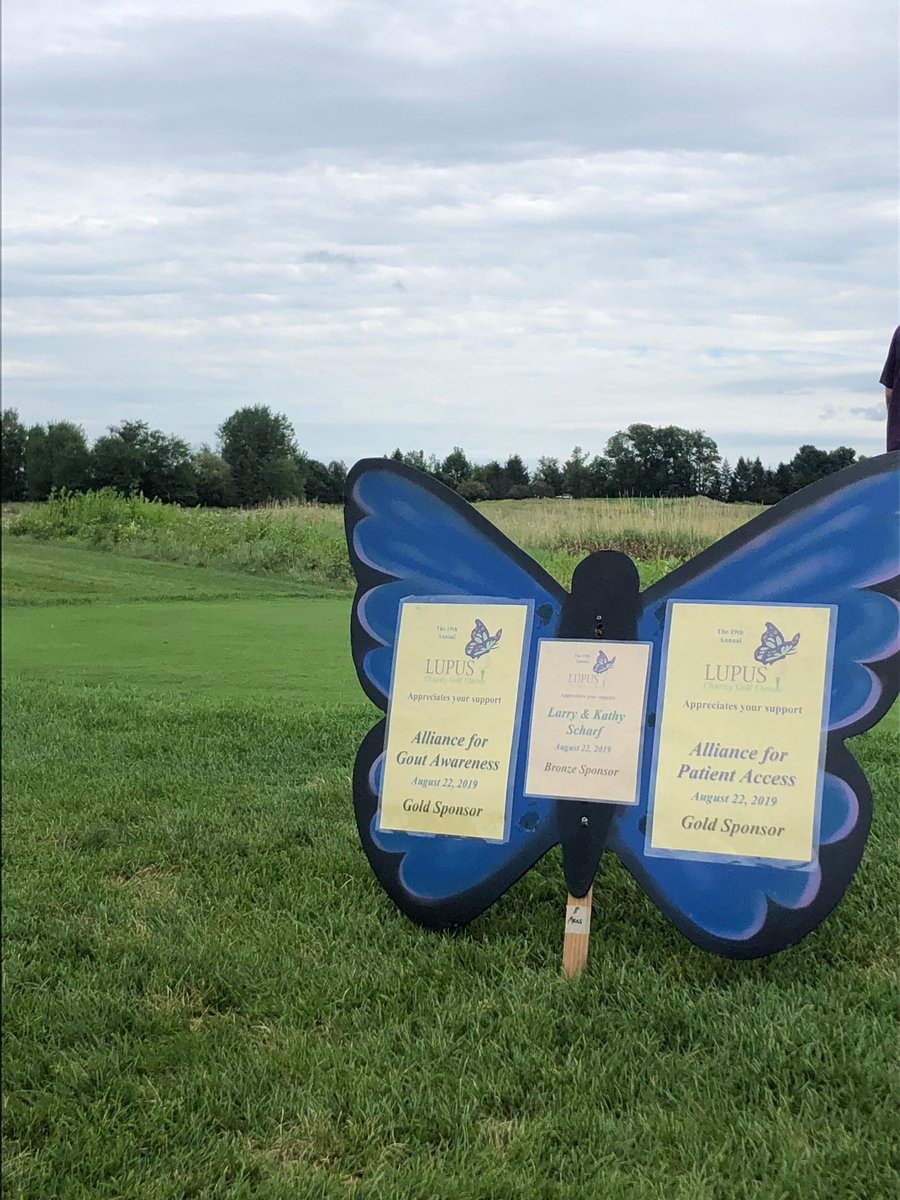 GoutAlliance's tweet photo. Great to support @LADAOrg and their important work by participating in the 19th Annual Lupus Charity Golf Classic yesterday! #LupusGolfClassic https://t.co/5QwdM2FHwv