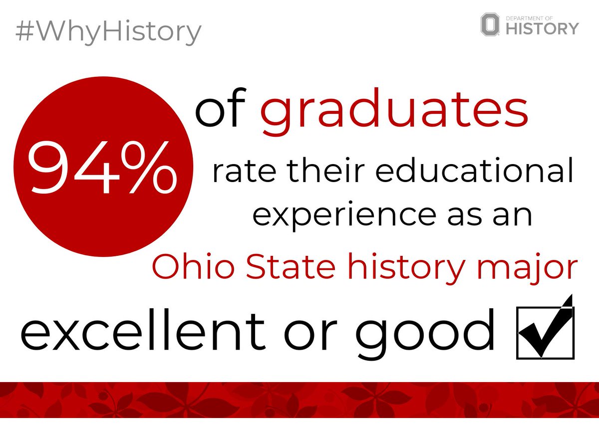 osuhistorydept's tweet photo. What made you decide to pursue history at Ohio State? #WhyHistory https://t.co/biTzym7Ily