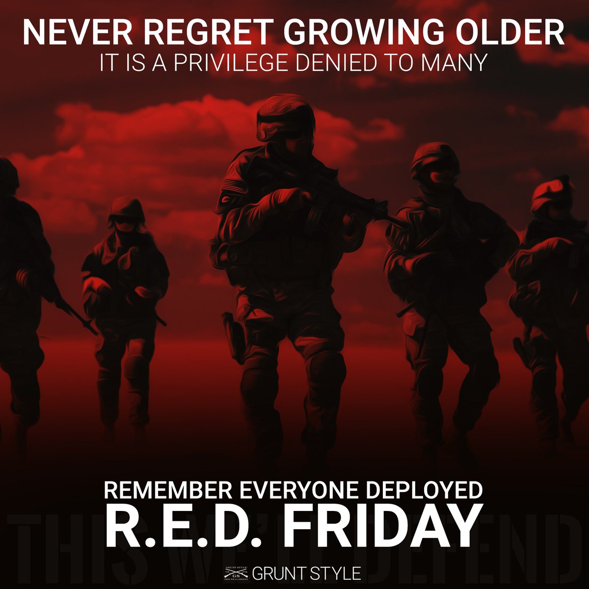 GruntStyleGames's tweet photo. R.E.D. Friday!! Remember Everyone Deployed!! #gruntstyle #thiswelldefend #gruntstylemotorsports #prideinself #prideinmilitary #prideincountry #assaultingforward #motorsports #racing #riding #motorcycles #ride #cars #race #getoutandride #redfriday #remembereveryonedeployed https://t.co/YsNJlCcX3E
