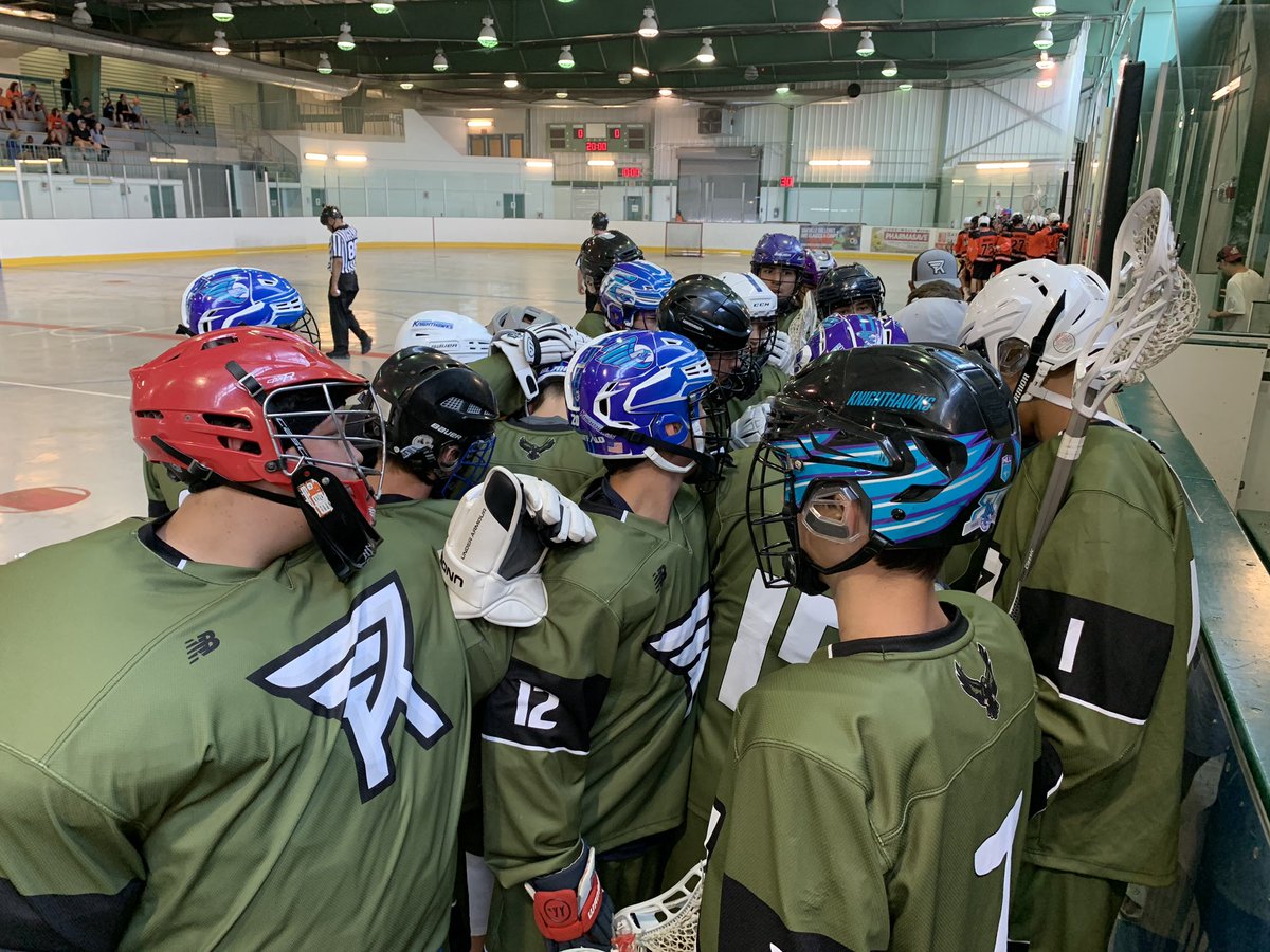 RocKnighthawks's tweet photo. #JrKnighthawks ready for Midget Division showdown against the #JrBandits at #JrNLL. https://t.co/o0mFJTHGp3