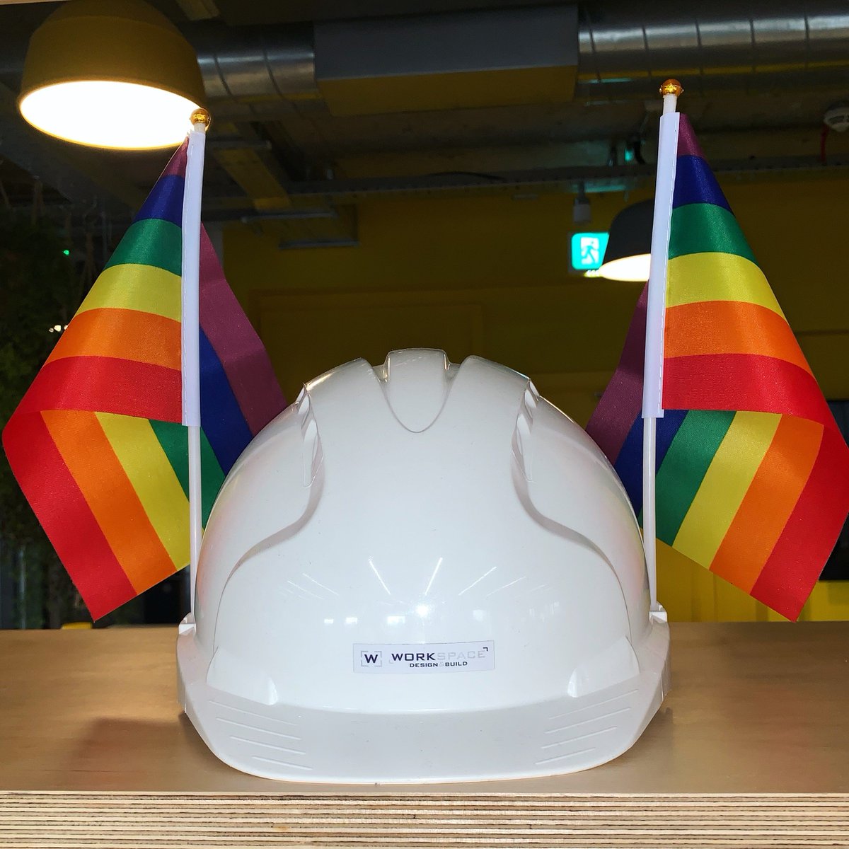 Workspacedb's tweet photo. Ready for @ManchesterPride here at Workspace!
#manchesterpride #equalityinconstruction #MakeSpaceWork #construction https://t.co/i0o7Av2wy4
