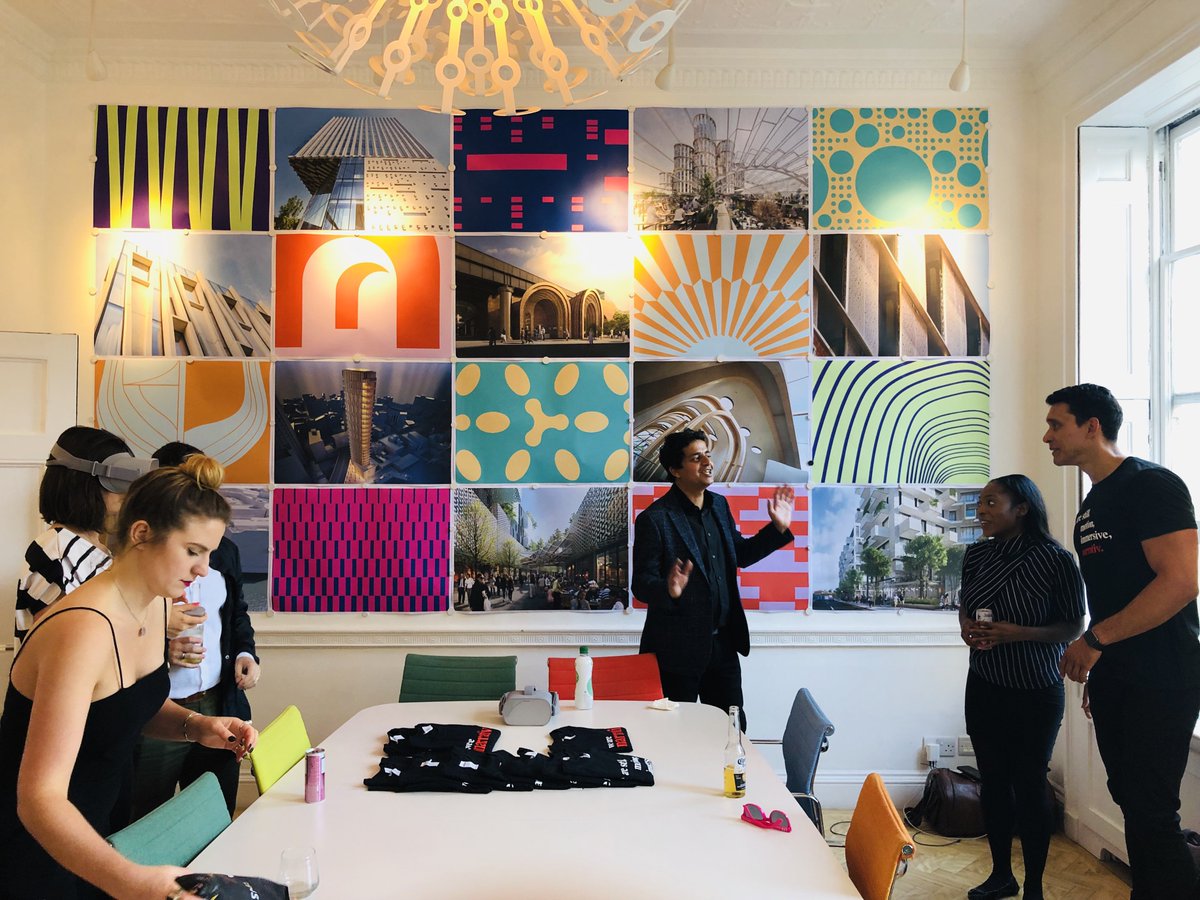 LFArchitecture's tweet photo. From fascinating project exhibitions to amazing VR tours, we'd like to say a huge thank you to the brilliant studios & organisations that got stuck into our #StudioLatesHub in Fitzrovia for #LFA2019, welcoming visitors through their studio doors for a fun-filled Friday evening!π https://t.co/Hl5pyxCOT9