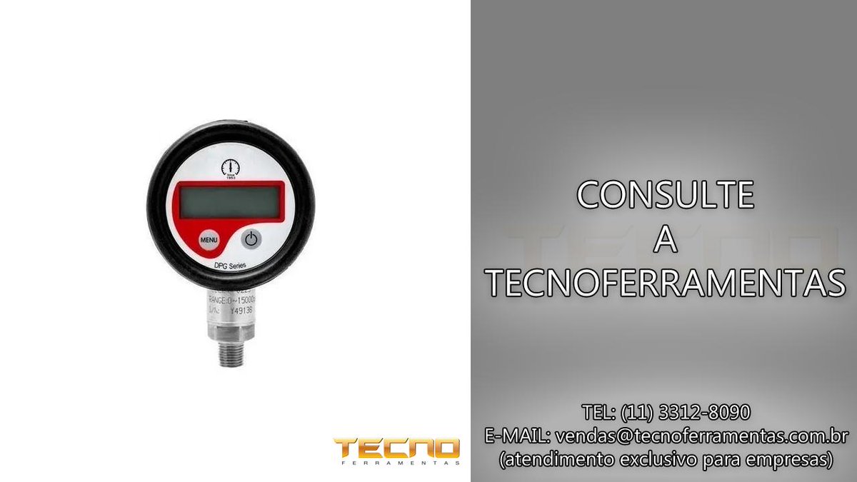 TecnoFerramenta's tweet photo. Manômetro digital 4½ dígitos 1% fe mostrador ø63 mm rosca de 1/4'' NPT 140 Kgf/cm² NOVOTEST DPG221: https://t.co/jM4sP0U9LJ
Consulte a Tecnoferramentas: https://t.co/RNEo6FPvHt
#Tecnoferramentas #Manômetro #Novotest https://t.co/ClYO7KPUyP