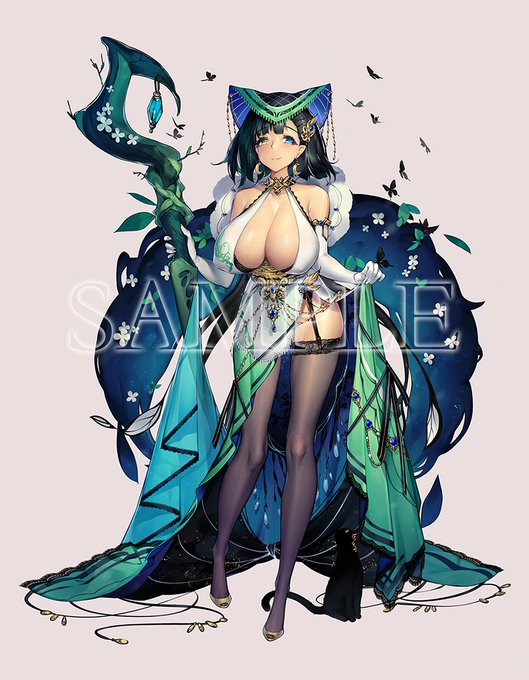  #白タイツ #ガーターベルト #おっぱい  