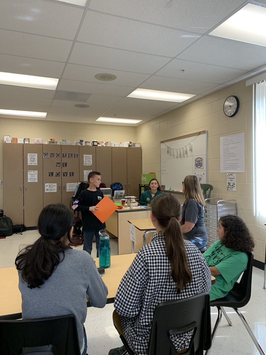 Students in Ms. Leitheiser’s class participated in a mock trial where they had to use text evidence to support their claim!