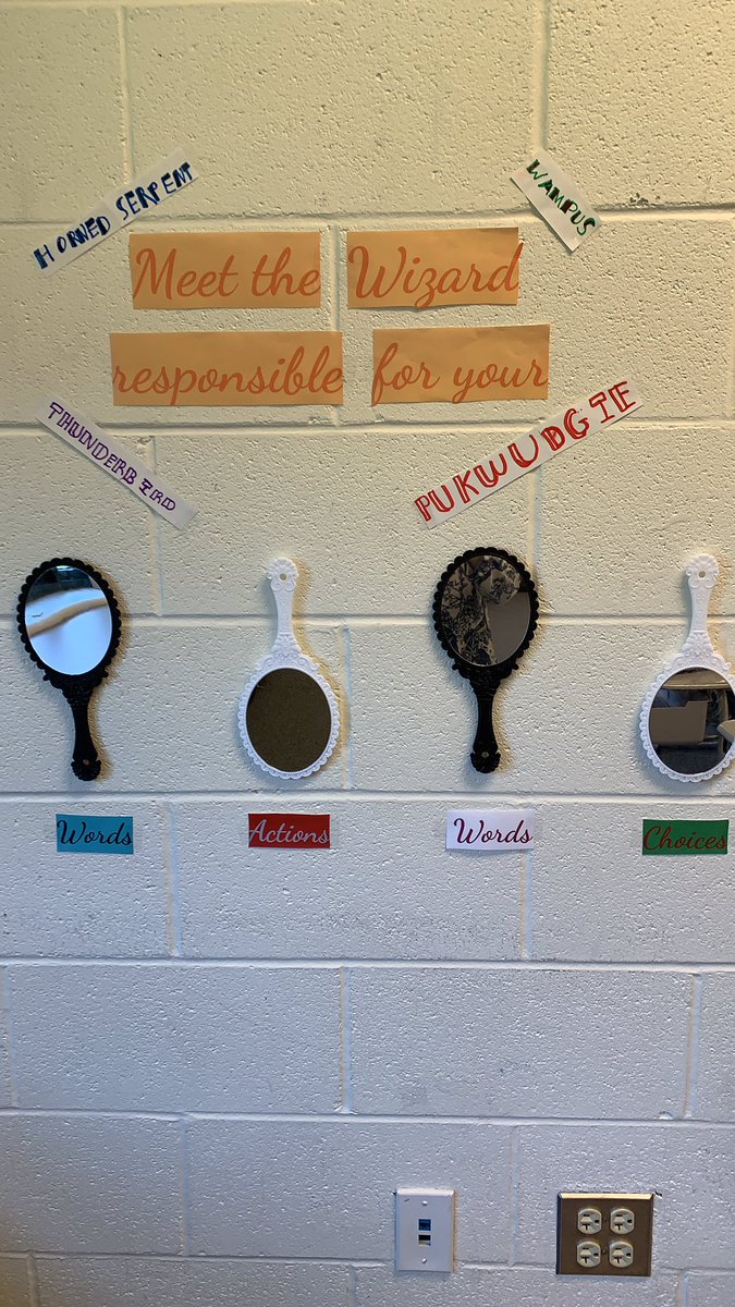 mandersonTOA's tweet photo. Mrs. Raza is ready to welcome her wizards back for another year! @HoffmanHornet #weared34 #HarryPotter #gifted https://t.co/fUeEUAp5rK
