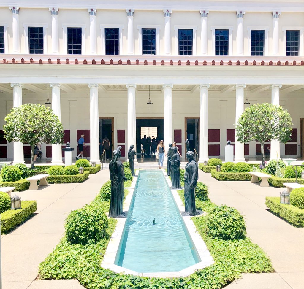 LAAnyDay's tweet photo. Yes, the Getty Villa has amazing exhibits but the beauty & architecture of the buildings and grounds are spectacular & breathtaking.With scenic views of the Pacific Ocean, this museum is worthy of continual visits.Another tip from L.A.Any Day. #curbedla #lamag #timeoutla #latimes https://t.co/MVA7Xbqxp2