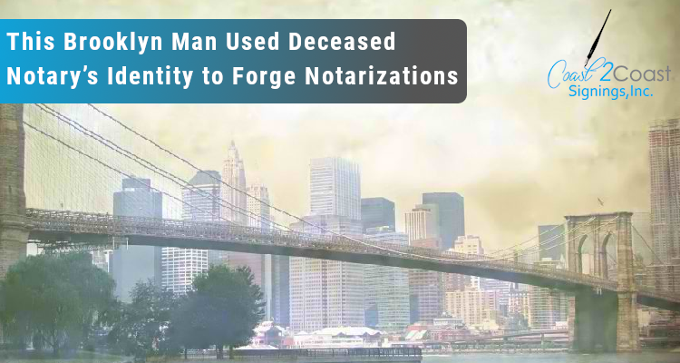 c2csignings's tweet photo. This Brooklyn Man Used Deceased Notary’s Identity to Forge Notarizations
https://t.co/hDWHaD1WyF

#publicnotary #socalsignings #coast2coastsignings #notaryservices #socalnotary #legaldocuments #realestate #signingagents https://t.co/Uebqacb9BT