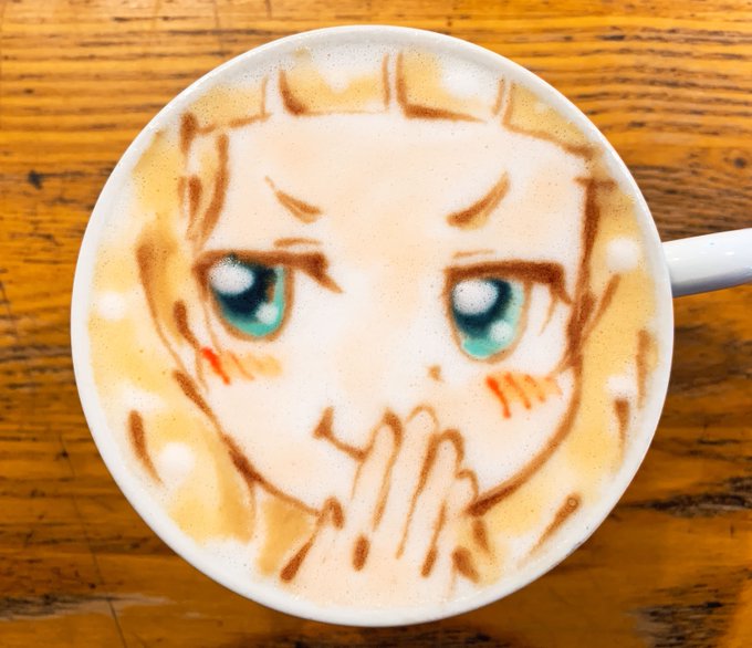 ベルコルノ＠ラテアートと漫画飯のイラスト