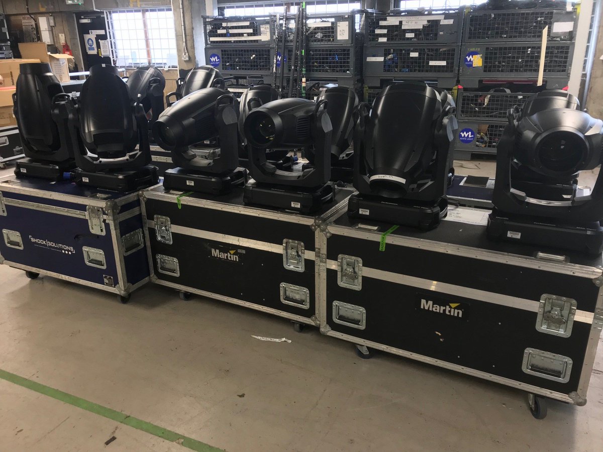 WhiteLightLtd's tweet image. To round off yet another busy week, we've had the @UKfalsettos team pre-rigging in our warehouse today prior to their opening @TheOtherPalace next week!
#FANsettos #prerig #lightingdesign #theatrelighting