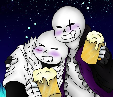 Revolvius' Realm : Epic!Sans by @yugogeer012 Cross!Sans by