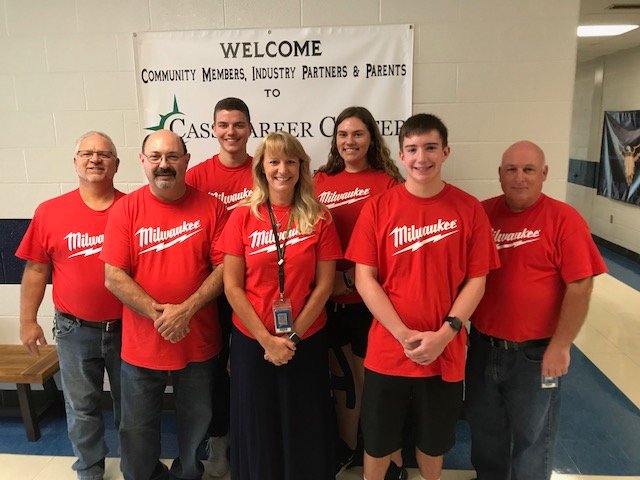 JenMillerCCC's tweet photo. @CassCareerCentr Thank you to RP Lumber &amp; Milwaukee Electric Tool Corp for supporting career &amp; technical education and the Cass Career Center.  Industry support is crucial to our students' successes. https://t.co/vHSfTDqLFL