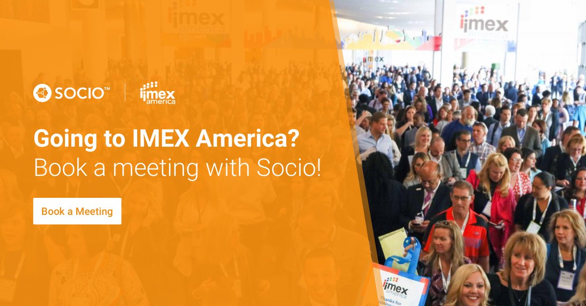 Are you an #eventprof heading to IMEX America? Come say 👋 We'd love to show you how our Event App, Lead Retrieval, and Live Display can ignite your events. 🚀 P.S. Free tacos await. 🌮 BOOK A MEETING 👉 hubs.ly/H0kqrDT0 👈 
 #IMEX19 #IMEXperience #IMEXcited