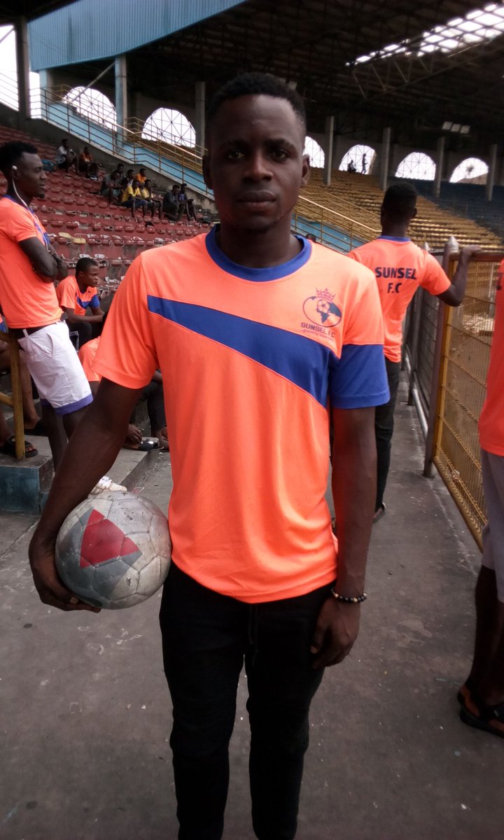 Sunsel Fc first goal scorer: Sunsel 2-0 Sporting Fc.
Name:Chiche Okpala
Position: Striker.
Club:Sunsel Fc