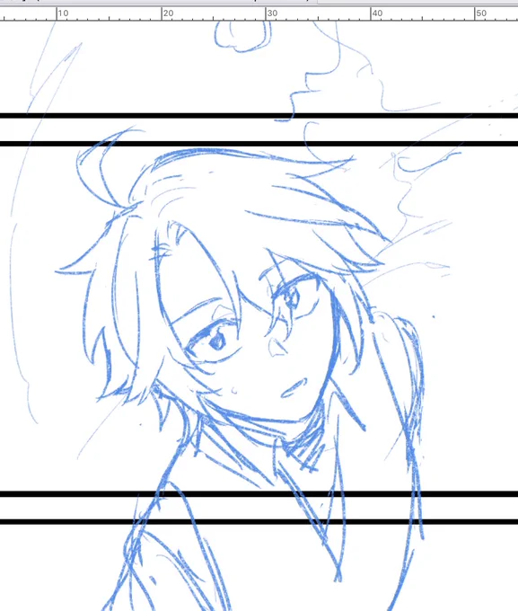 久々に描いたなんか顔が違う 