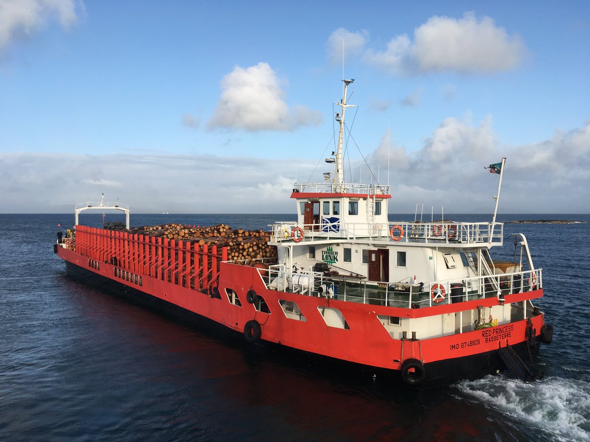 isleofeigg's tweet photo. First of three boatloads of timber heading to @GlennonBrothers YES!
It's difficult to describe the sense of excitement &amp; achievement this project represents for Eigg.  Happy Friday all 😀🌲⛵️ #EiggTimber https://t.co/pzOWXhPLx7