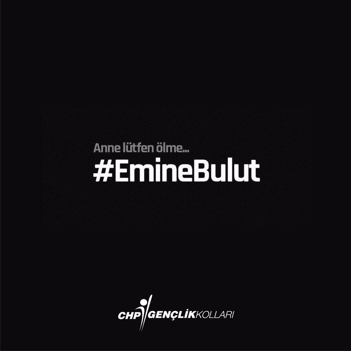“ - Anne lütfen ölme
   - #ölmekistemiyorum “

Aslında hiçbiri ölmek istemiyordu, günden güne insanlık öldü.

#EmineBulutİcinAdalet