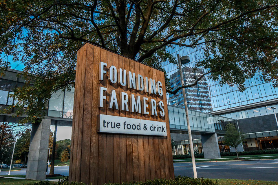 One of the many neighborhood restaurants, Founding Farmers​ offers fresh, farm-to-table cuisine, with locally sourced ingredients. What’s your favorite Founding Farmers menu item?