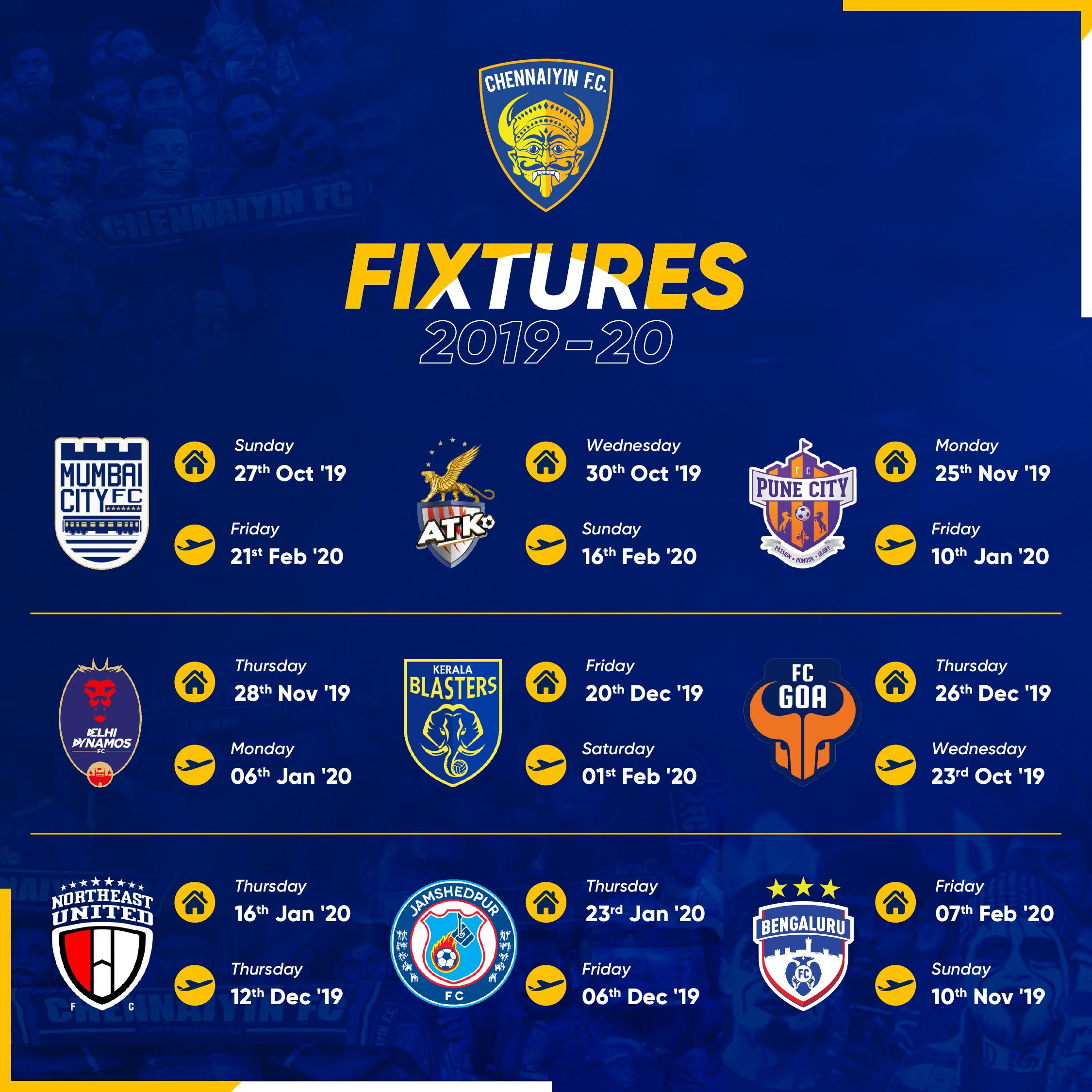 Chennaiyin cheap fc matches
