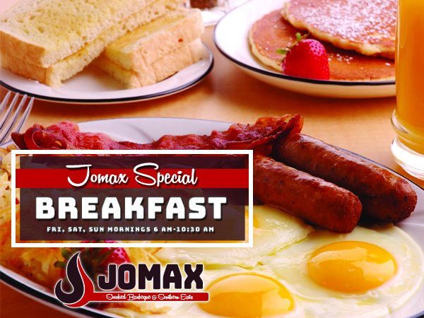 VisitMetter's tweet photo. Stopping through Metter in the early morning? Head into Jomax BBQ for some southern eats breakfast! Served from 6:30 AM to 10:30 AM. https://t.co/8vm0P31NzG