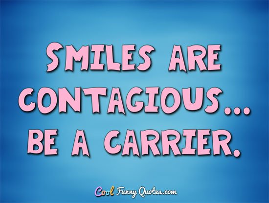 It's Friday; what's not to smile about?
