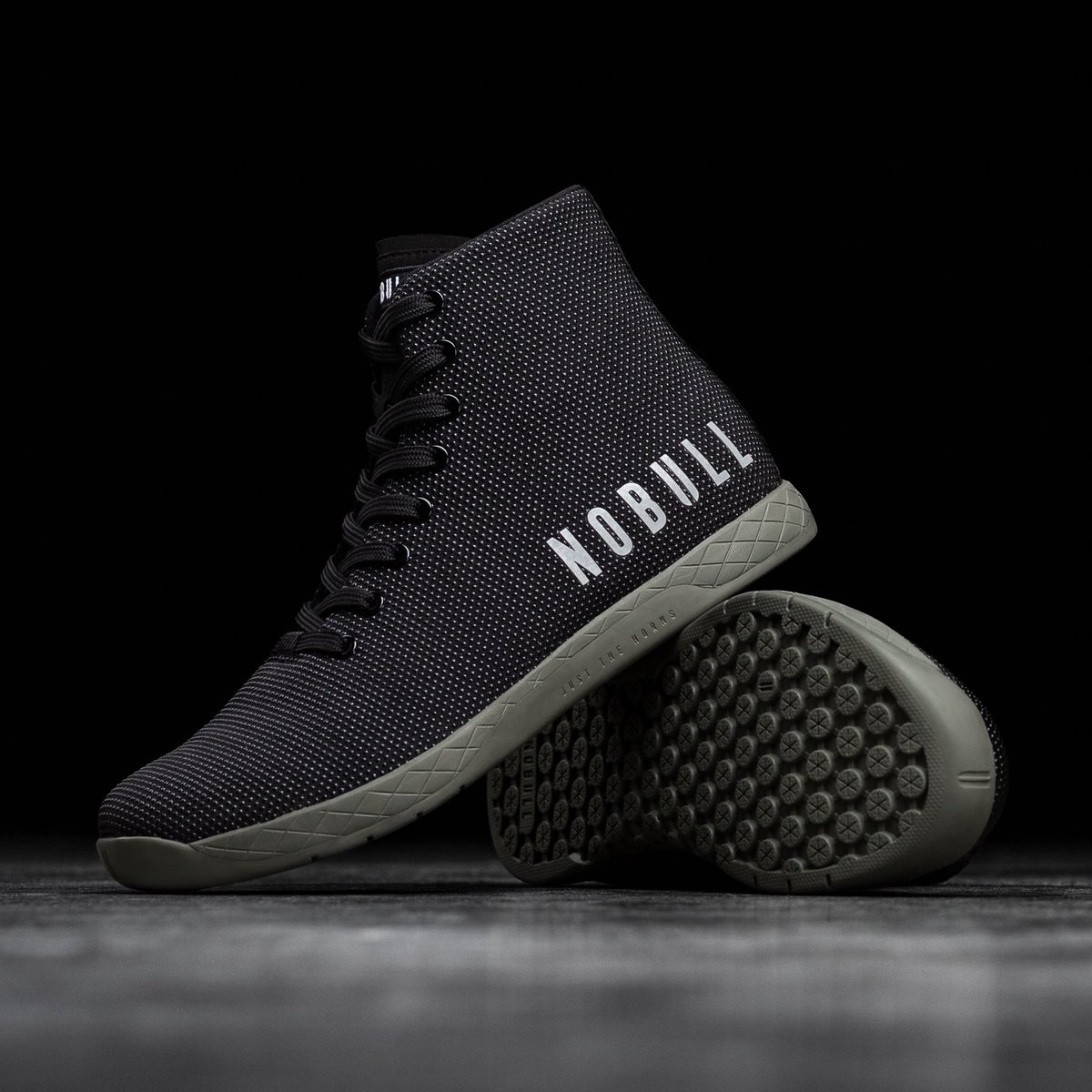 nobull high top black trainer