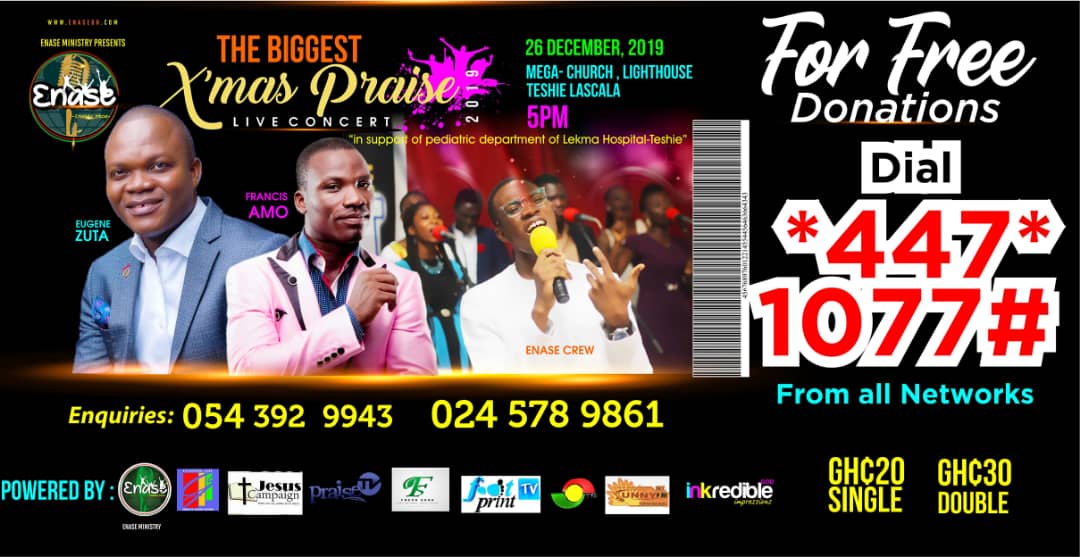 XtianEventsgh's tweet photo. Xmas Praise Live Concert
#GHCE
#GODISNOTDEAD
#GHCE2
#DecemberEvents https://t.co/xU7pUlsE2Y