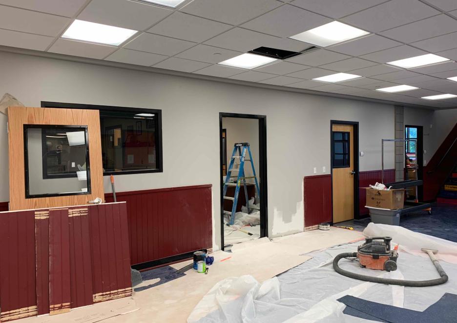 AscentCon's tweet photo. Things are chugging along at our classroom addition project for the West Valley City campus 2 of the American Preparatory Academy #education #classroom #construction https://t.co/4L7KSj4M2P