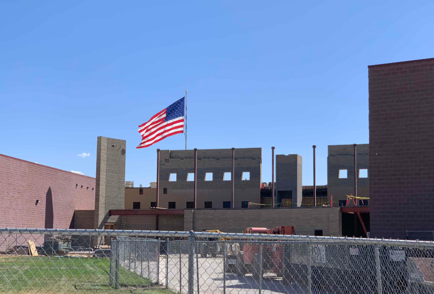 AscentCon's tweet photo. Things are chugging along at our classroom addition project for the West Valley City campus 2 of the American Preparatory Academy #education #classroom #construction https://t.co/4L7KSj4M2P