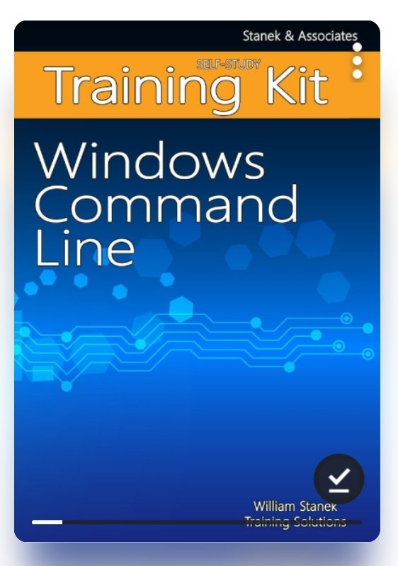thecodecaddie's tweet photo. On page 54/624 of Windows Command Line Self Study Training Kit by @williamstanek 
#TheCodeCaddie https://t.co/BNTghDpRbu