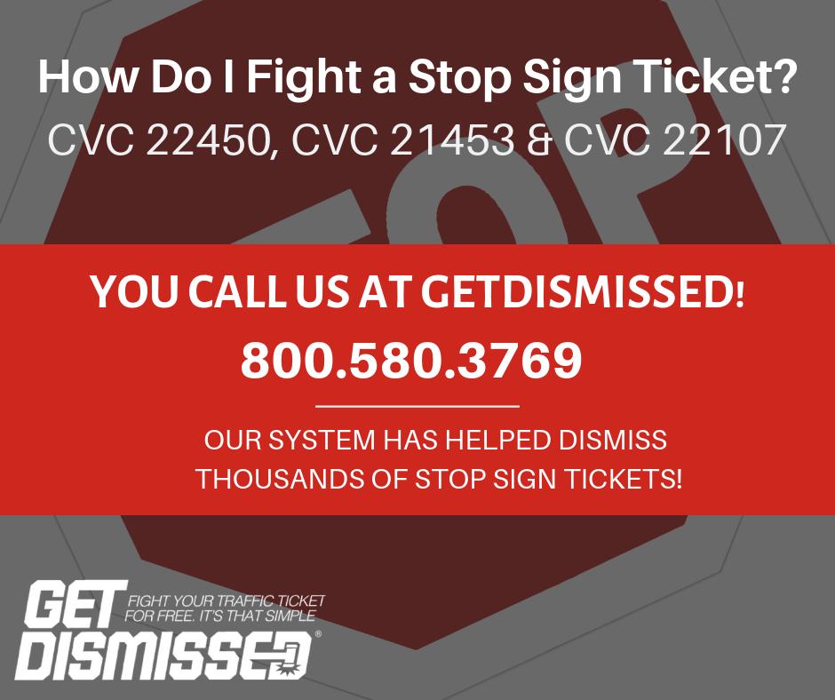 Get_Dismissed's tweet image. Don't pay your #StopSignTicket! Call us at #GetDismissed: (800) 580-3769 to get out of the ticket.