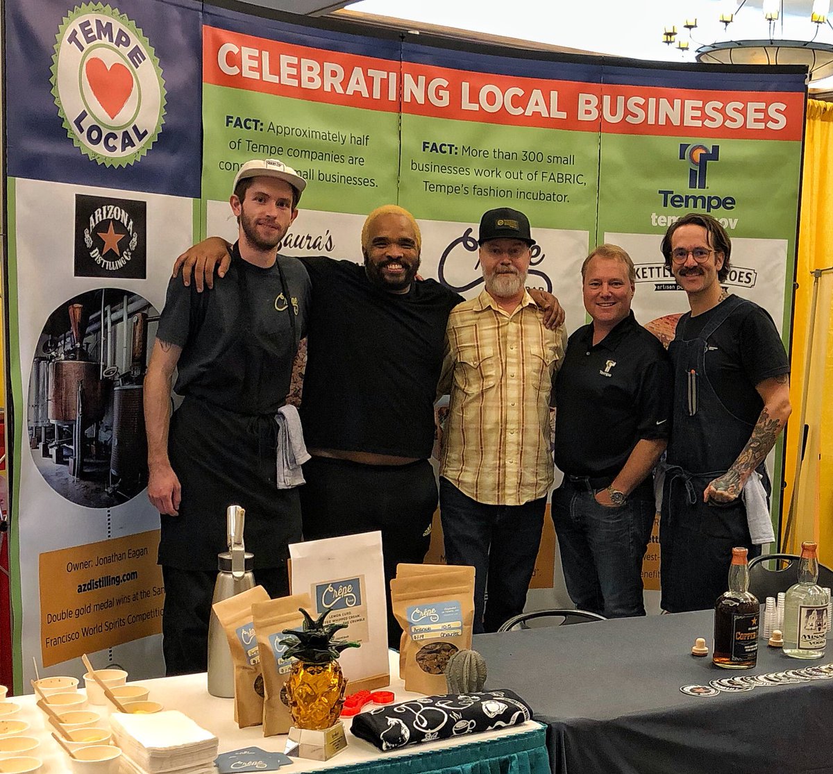 AZMayorMitchell's tweet photo. At #LACT19 loving our local businesses! https://t.co/X2LA6dfCrB